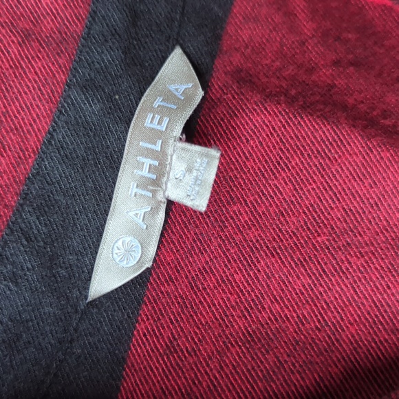 Athleta red and black lumberjill flannel - Picture 2 of 9